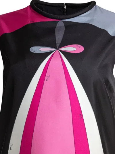 Pucci Maddalena Print Silk Mini Dress