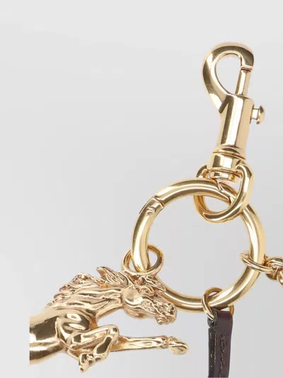 Chloé Key Holder With Horse Charm And Keyring