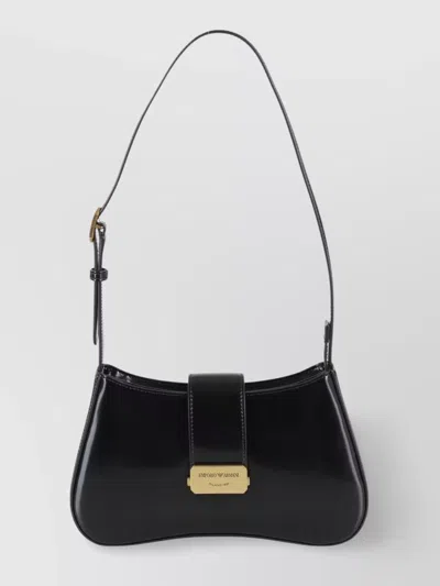 Emporio Armani Rectangular Shape Shoulder Bag With Adjustable Strap