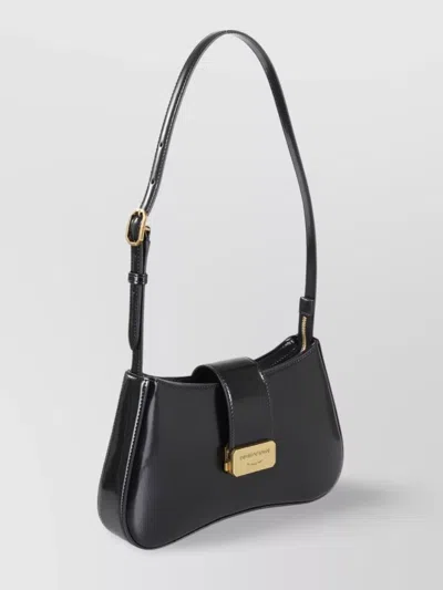 Emporio Armani Rectangular Shape Shoulder Bag With Adjustable Strap