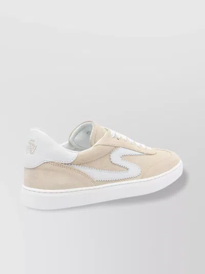 Stuart Weitzman Low Top Suede Runaround Sneakers In Multi