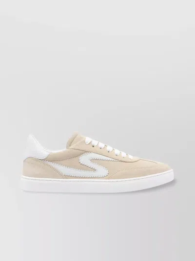 Stuart Weitzman Low Top Suede Runaround Sneakers In Multi