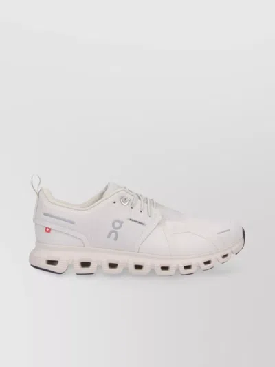 On Pearl Cream White Textile Cloud 6 Wp Sneakers In White
