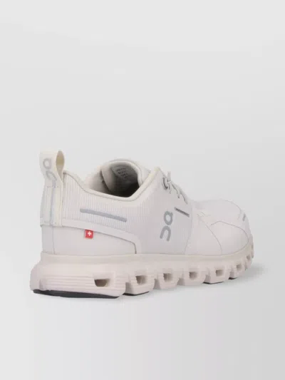 On Pearl Cream White Textile Cloud 6 Wp Sneakers In White