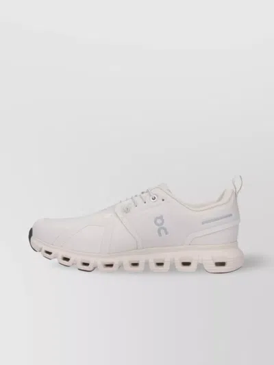 On Pearl Cream White Textile Cloud 6 Wp Sneakers In White