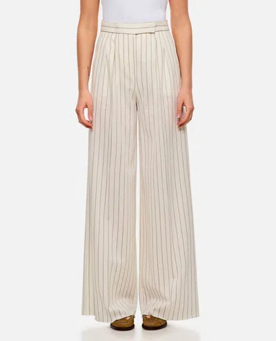 Max Mara Clarion Trousers In White