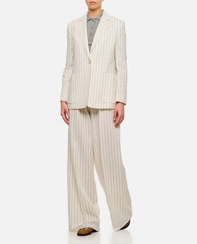 Max Mara Clarion Trousers In White