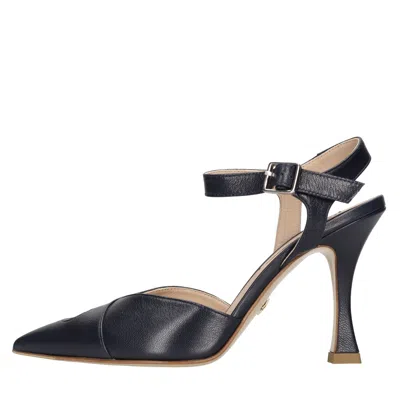 Giorgio Fabiani With Heel Blue In Blu Blu E Verdi