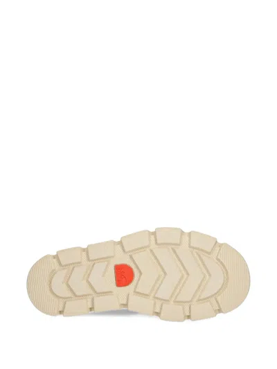 Sorel Rein Cb Clogs In Bleached Ceramic/canyon Gold