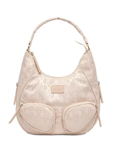 Liu •jo Monogram-pattern Tote Bag In Neutrals