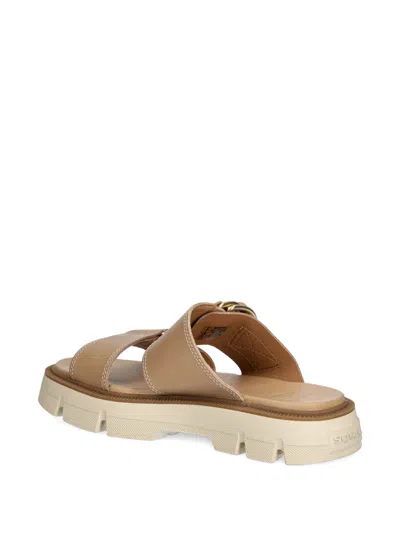 Sorel Rein Cb Platform Slide Sandal In Neutral