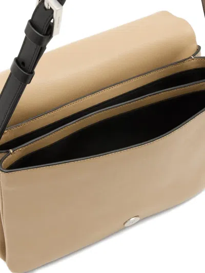 Allsaints Ondine Leather Shoulder Bag In Mink Brown