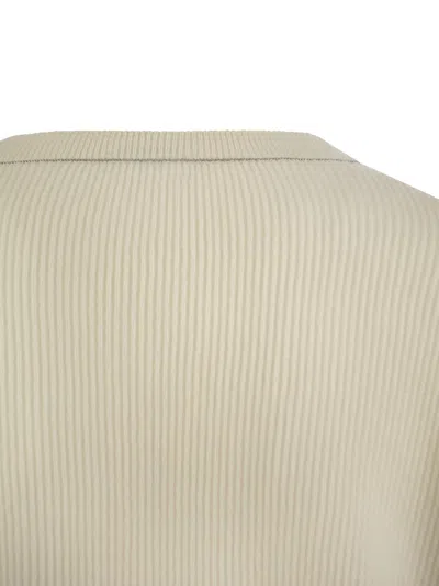 Brunello Cucinelli Women Crew-neck Sweater In Neutral