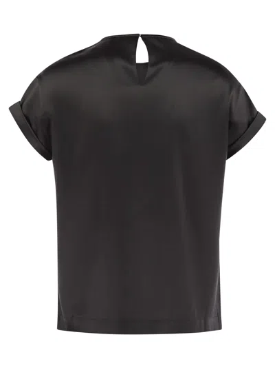 Brunello Cucinelli Cotton T-shirt In Black