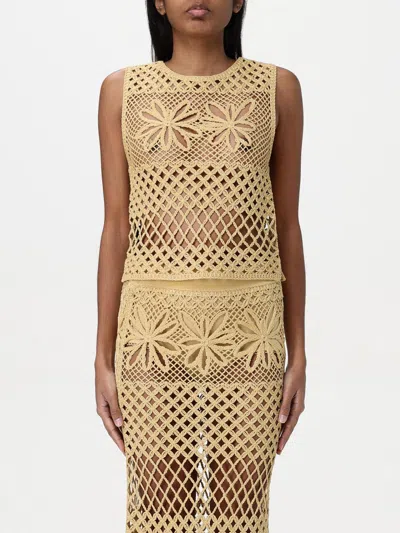 Pinko Pastel Yellow 'gonzano' Top In Yellow