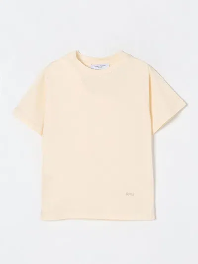Paolo Pecora T-shirt  Kids Color Butter In Butter