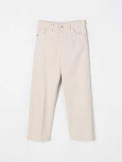 Paolo Pecora Jeans  Kids Color Ecru In Ecru