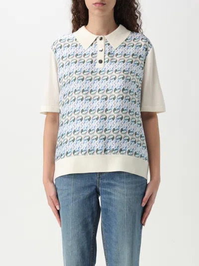 Tory Burch Polo Shirt In Blue