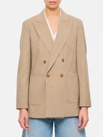 Max Mara Corfu Blazer In Beige