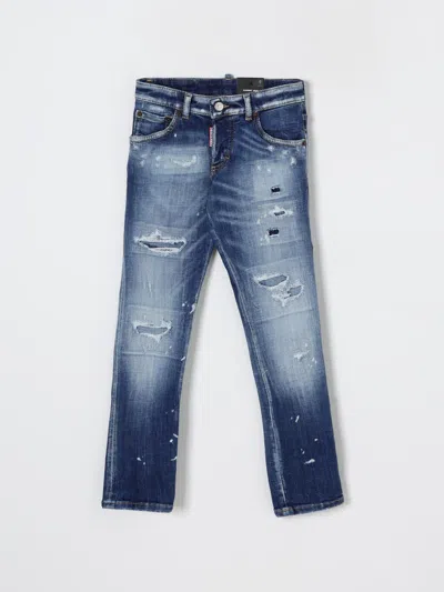 Dsquared2 Jeans  Kids Color Denim In Denim