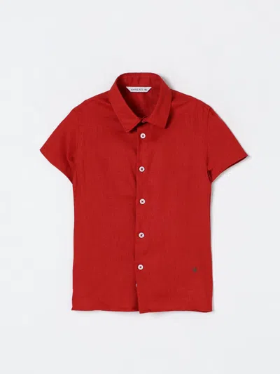 Manuel Ritz Camicia Con Ricamo In Red