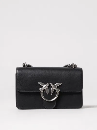 Pinko 'love One Mini' Crossbody Bag In Black