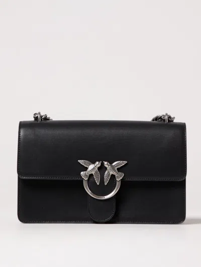 Pinko 'love One Mini' Crossbody Bag In Black