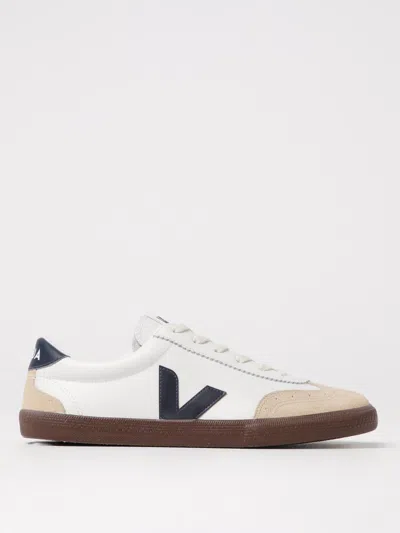 Veja Volley Sneakers With Contrasting Inserts In White