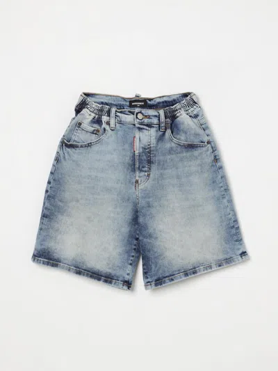 Dsquared2 Shorts  Kids Color Denim In Denim