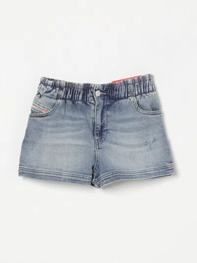 Diesel Shorts  Kids Color Denim In Denim