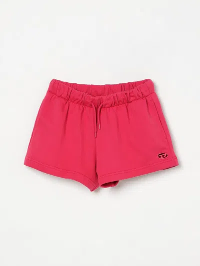 Diesel Shorts  Kids Color Fuchsia In Fuchsia