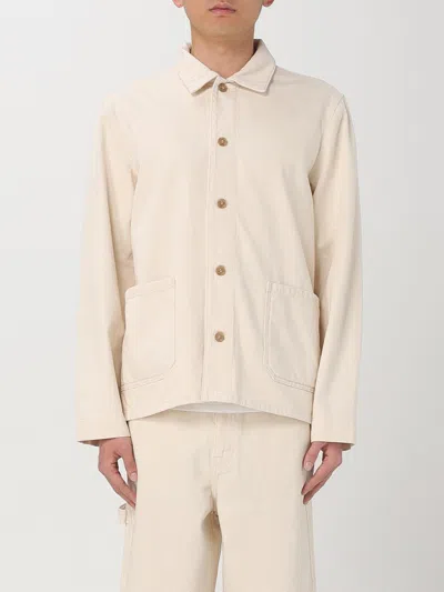 Apc A.p.c. Kerlouan' Beige Jacket With Classic Collar In Neutral