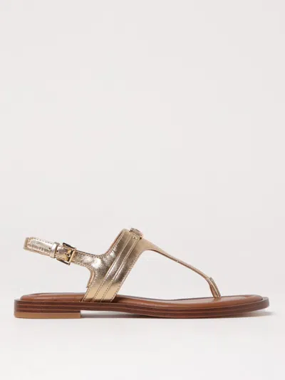 Michael Kors Mandy Thong Sandal Sandal In Gold