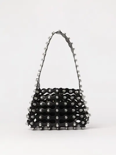 Alexander Wang Studded Strap Shoulder Bag In Black