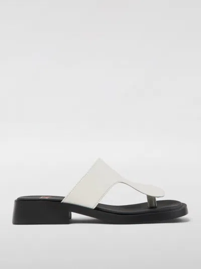 Camper Dana Thong Sandal In White, Women's At Urban Outfitters In White