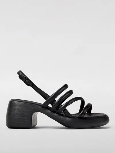 Camper Thelma Strappy Leather Sandal In Black, Women's At Urban Outfitters In Black