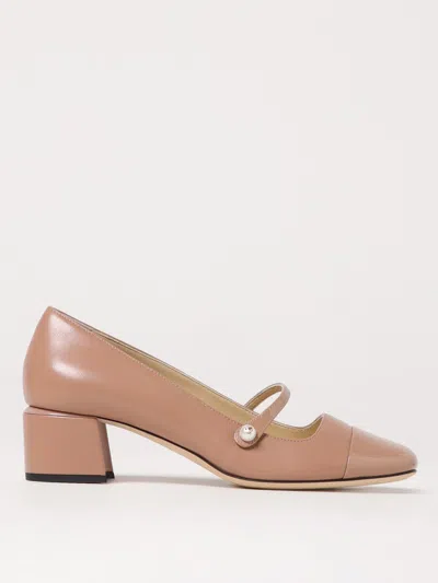 Jimmy Choo Elisa 45 Leather Mary Jane Pumps In Baby Pink