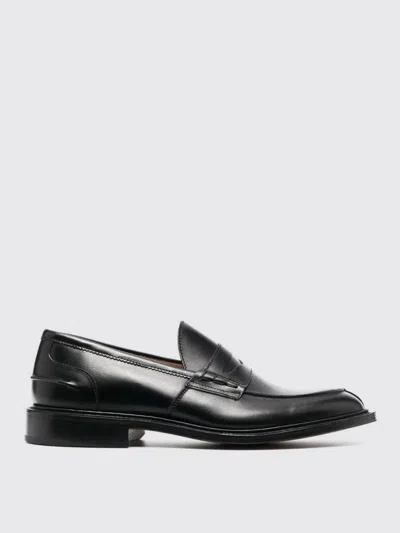 Tricker's Leather Loafers In Black
