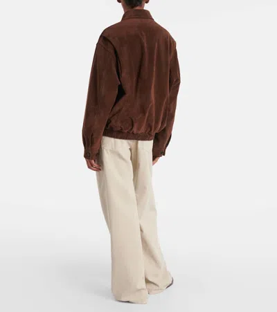 ROANA绒面革飞行员夹克