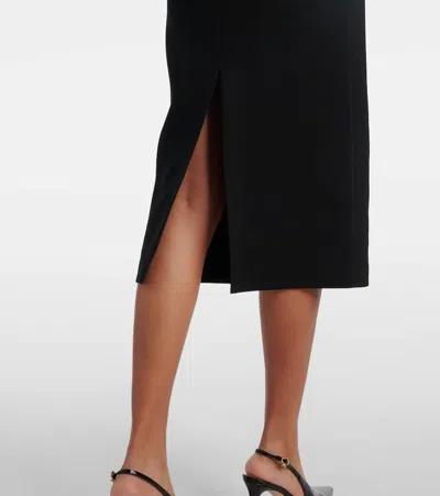 Rebecca Vallance Rosetta Midi Dress In Black