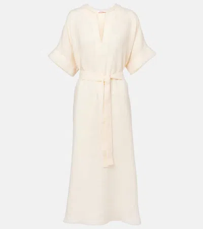 Eres Bibi Linen Kaftan In White
