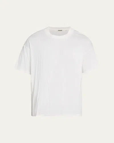 Bode Beaded Salt Marsh T-shirt In White