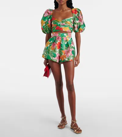 Alemais Amelia Printed Top In Multicoloured