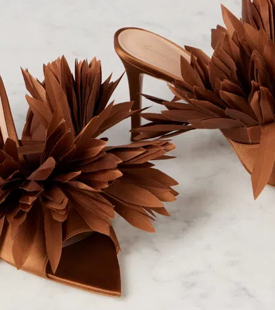 Gianvito Rossi Pointed High-heeled Sandals In Brown