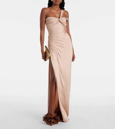 Gianvito Rossi Pointed High-heeled Sandals In Brown