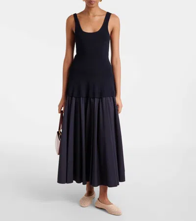 Staud Alba Grosgrain-trimmed Crocheted Ballet Flats In Neutral