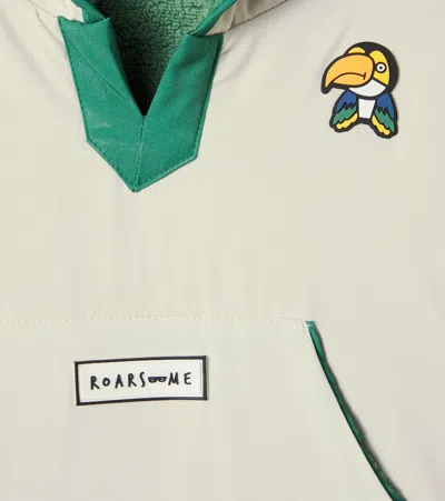 Roarsome Beak The Toucan Terry Hooded Towel In Beige