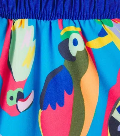 Roarsome Squawk The Parrot Printed Swim Trunks In Multi