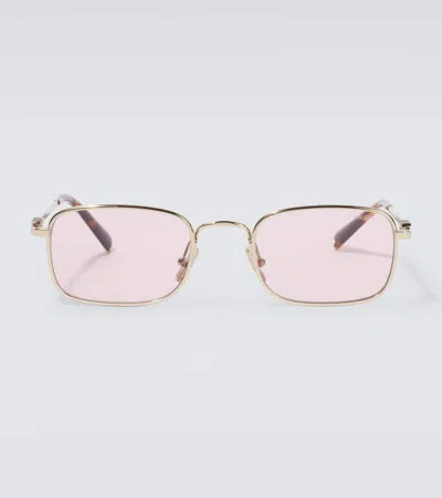Miu Miu Eckige Sonnenbrille In Pink