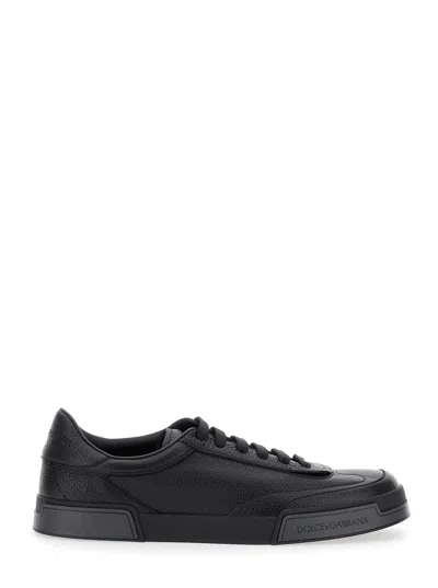 Dolce & Gabbana Portofino Yatch Low-top Sneakers In Black